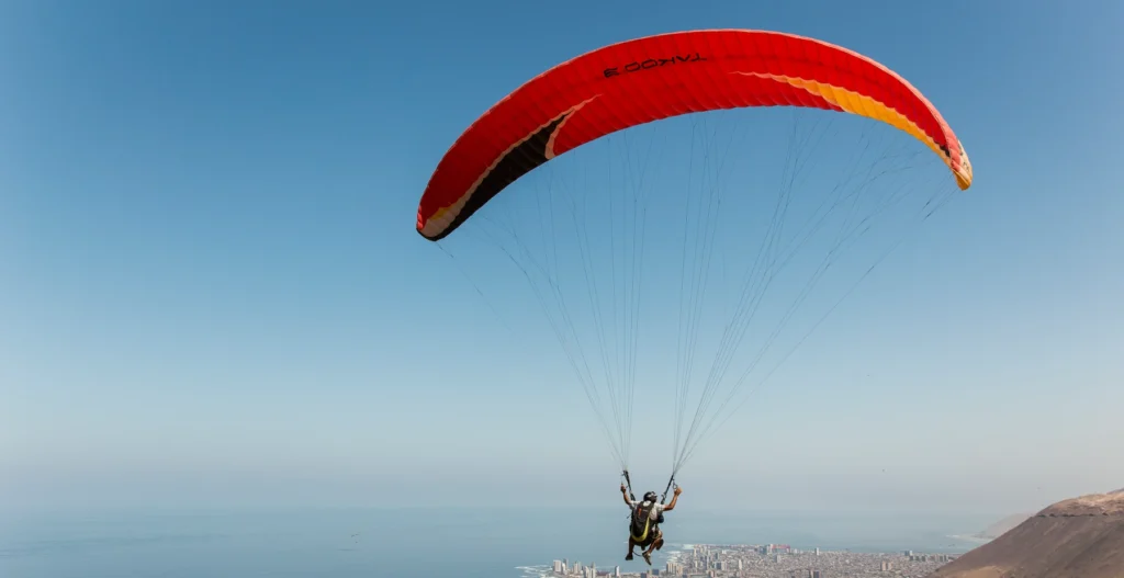 Experiencia de vuelo parapente